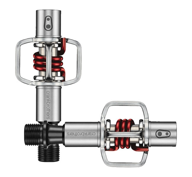 Crank Brothers Eggbeater 1 Pedale Enduro-igus II Incl Cleats Silver-red 3 Crank Brothers Eggbeater 1 Pedale Enduro-igus II Incl Cleats Silver-red