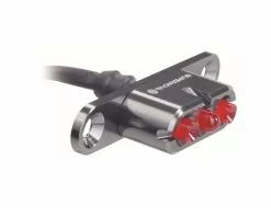 Supernova E3 Tail Light 2 Ruecklicht LED Titangrau Gepaecktraeger Montage Kabelabg. 0 Grad