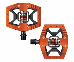 Crank Brothers Double Shot Pedal Orange-schwarz