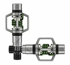 Crank Brothers Eggbeater 2 Pedale Enduro-Igus II Silber-gruen