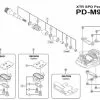 Shimano XTR Verschluss Huelse Fuer Achse Rechts Pedale PD-M9020 Nr 2
