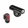 Lezyne Hecto Pro 65 + KTV Drive Beleuchtungsset StVZO Zugelassen Farbe Schwarz