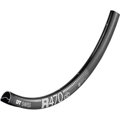 DT Swiss R 470 DB Felge Road Disc 700C Schwarz 24 Loch