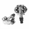 Shimano SPD Pedal PD-M520 Inc SM-SH51 Cleats Silber