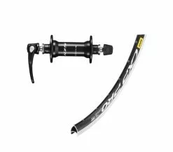 Vorderrad Shimano 105 Naben HB-R7000 + Mavic CXP Pro Felge Schwarz